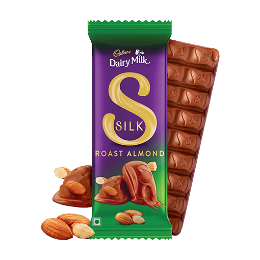 Cadbury Dairy Milk Silk Roast Almond Chocolate Bar 134g